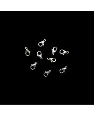 100 Adet Takı Aparatları Papağan Klips Kod : 502 Gümüş