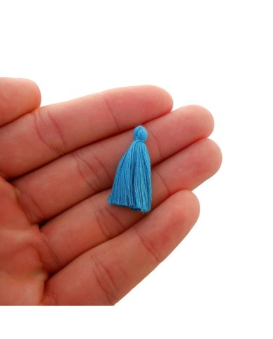 100 ADET - MİNİ BOY PÜSKÜLÜ - 3CM - AÇIK MAVİ