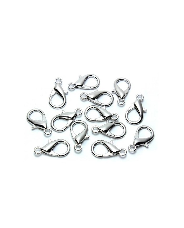 100 Adet Takı Aparatları Papağan Klips Kod : 502 Gümüş