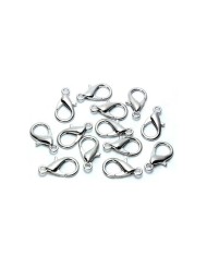 100 Adet Takı Aparatları Papağan Klips Kod : 502 Gümüş