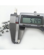 5 mm Huni Boncuk Kapak - Boncuk Şapkası - 25 Adet