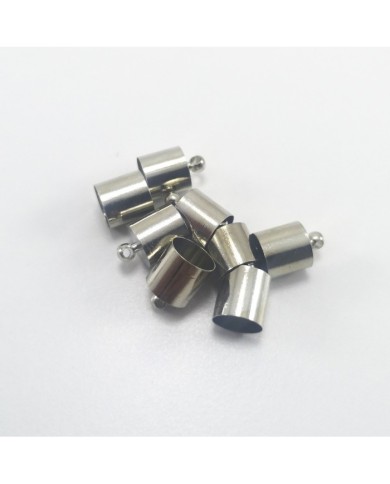 Huni Boncuk Kapak - Boncuk Şapkası - 11 mm - Gümüş - 50 Adet
