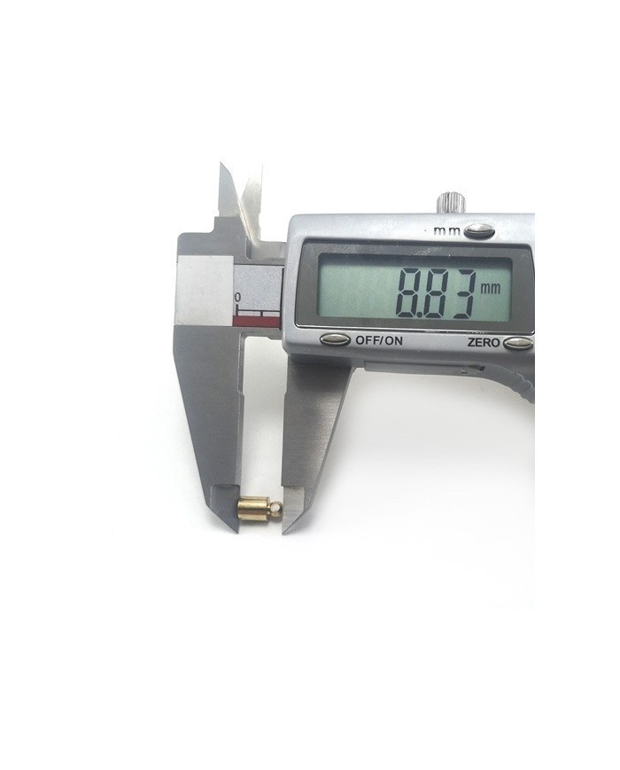 Huni Boncuk Kapak - Boncuk Şapkası - 9 mm - Gold - 50 Adet