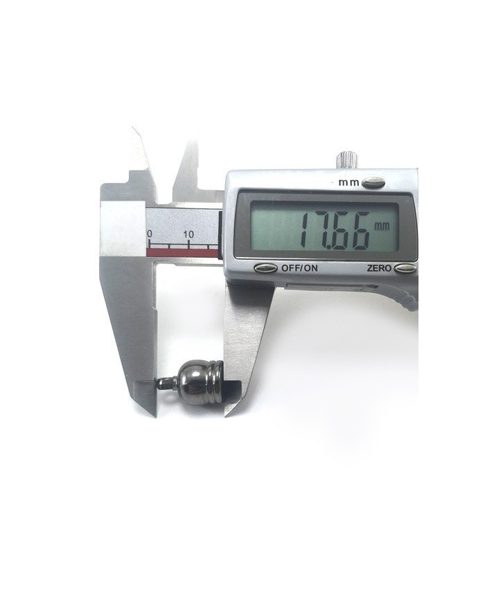 17 mm Huni Boncuk Kapak - Boncuk Şapkası - Füme - 50 Adet