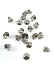 Huni Boncuk Kapak - Boncuk şapkası - 6 mm - 25 Adet