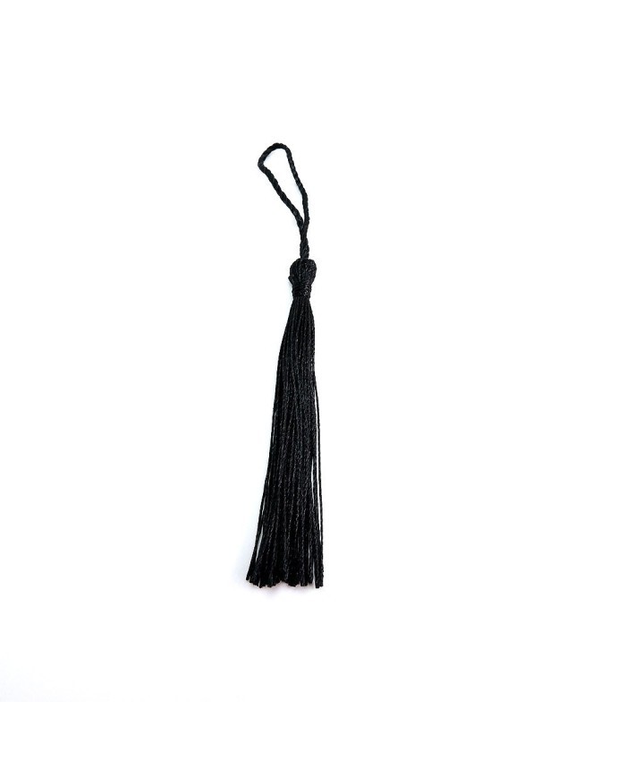 50 ADET - İTHAL PÜSKÜL - 8 CM - SİYAH