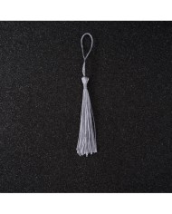50 ADET - İTHAL PÜSKÜL - 8 CM - GRİ