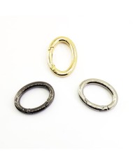 Metal Çanta Kanca Halka Oval Gold 10 ADET