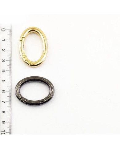 Metal Çanta Kanca Halka Oval Gümüş 10 ADET