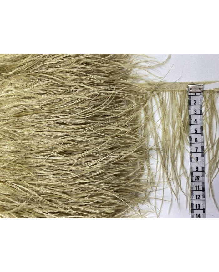 Deve Kuşu Tüyü Naturel 1 Metre