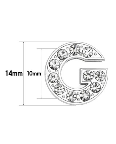 Taşlı Harf - D Harfi - 2 Adet