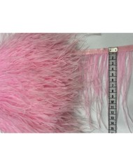 Deve Kuşu Tüyü Pembe 1 Metre