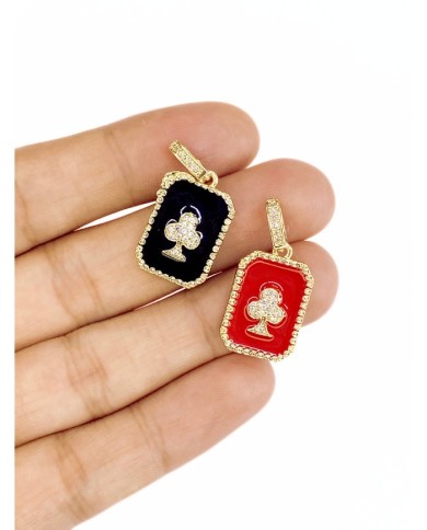 Pirinç Zirkon Taşlı Plaka İskanbil Kolye Bileklik Ucu Charm Altın Siyah 1 Adet