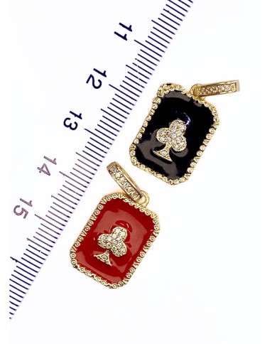 Pirinç Zirkon Taşlı Plaka İskanbil Kolye Bileklik Ucu Charm Altın Siyah 1 Adet