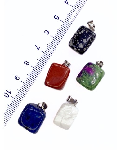 Doğal Taş Kolye Bileklik Ucu Charm Lacivert 1 Adet