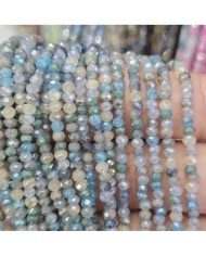 3mm İpe Dizili Kaplamalı Mix Kristal Boncuk Renk Kodu BMK - 1 Dizi