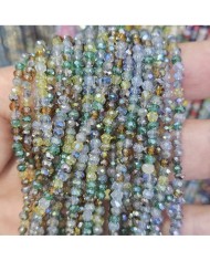 3mm İpe Dizili Kaplamalı Mix Kristal Boncuk  Renk Kodu JSB - 1 Dizi