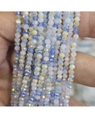 3mm İpe Dizili Kaplamalı Mix Kristal Boncuk  Renk Kodu JPMB - 1 Dizi
