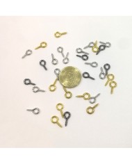Minik Vida 11 mm  Reçine Epoksi Takı - Renk Seçmeli