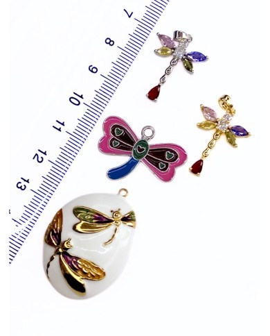 Pirinç Zirkon Mineli Yusufcuk Kolye Bileklik Ucu Charm 1 Adet