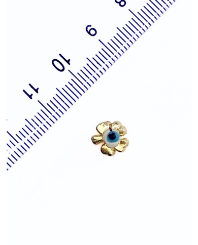 Pirinç Zirkon Mineli Yonca Kolye Bileklik Ucu Charm 1 Adet