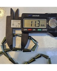 6x12mm İpe Dizili Deve Tabanı Huni Kristal Boncuk Şeffaf - 1 Dizi