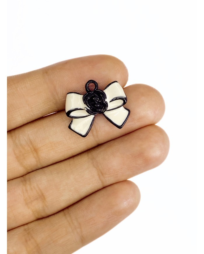 Pirinç Zirkon Mineli Fiyonk Kolye Bileklik Ucu Charm 1 Adet