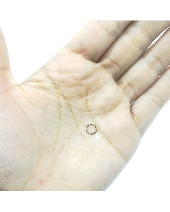 Kolye küpe halkası - Bakır 50 Adet