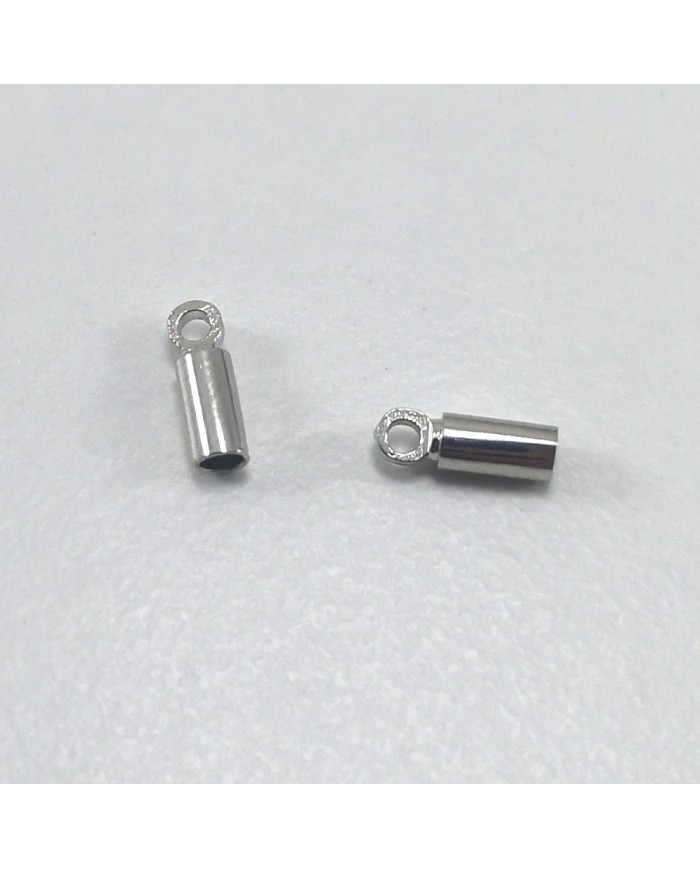 Huni Boncuk Kapak - Boncuk Şapkası - 6 mm - Gümüş - 50 Adet