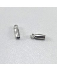 Huni Boncuk Kapak - Boncuk Şapkası - 6 mm - Gümüş - 50 Adet