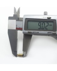 Huni Boncuk Kapak - Boncuk Şapkası - 9 mm - Gold - 10 Adet