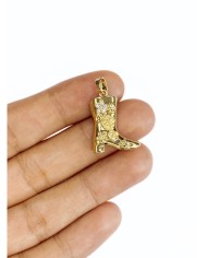 Pirinç Zirkon Taşlı Çizme Kolye Bileklik Ucu Charm 1 Adet