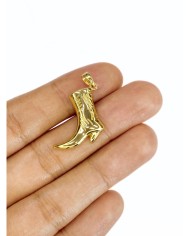 Pirinç Zirkon Mineli Çizme Kolye Bileklik Ucu Charm 1 Adet