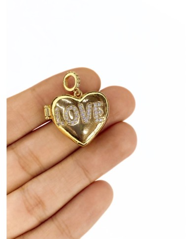 Pirinç Zirkon Taşlı Pandora Bileklik Uyumlu Açılır Kapanır Kalp Kolye Bileklik Ucu Charm 1 Adet