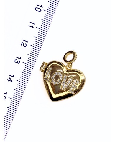 Pirinç Zirkon Taşlı Pandora Bileklik Uyumlu Açılır Kapanır Kalp Kolye Bileklik Ucu Charm 1 Adet