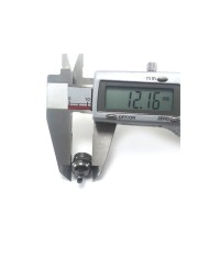 17 mm Huni Boncuk Kapak - Boncuk Şapkası - Füme - 10 Adet