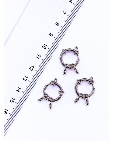 Çelik Gemici Klips Kilit Nikel 18x18mm - 1 Adet