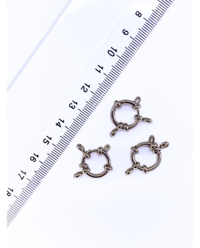 Çelik Gemici Klips Kilit Nikel 14x14mm - 1 Adet