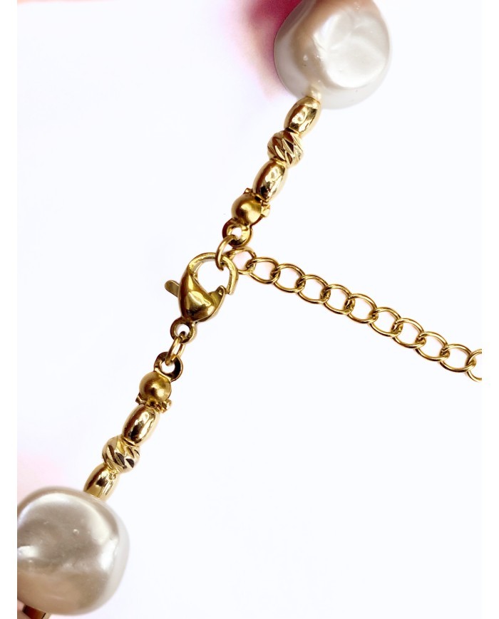 Çelik Midye Kapama Kolye Bileklik Nikel 4x8mm - 1 Adet