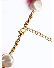 Çelik Midye Kapama Kolye Bileklik Nikel 4x8mm - 10 Adet