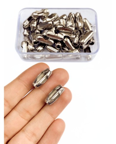 Çelik Topuz Zincir Bağlantısı Nikel 7x18mm - 1 Adet