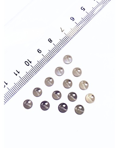 Çelik Yuvarlak Stainless Steel Orijinallik Marka Aparatı Nikel 6x6mm - 1 Adet