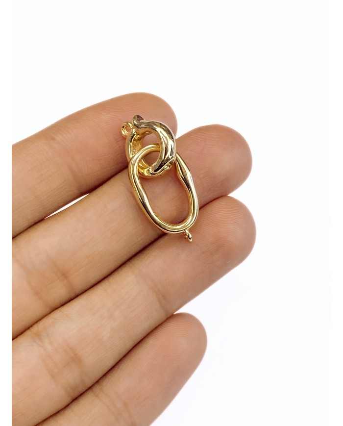 Pirinç Kapamalı Oval Uç - 1 Adet