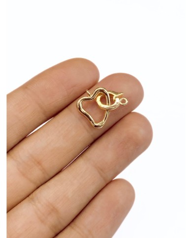 Pirinç Kapamalı Kalp Uç - 1 Adet