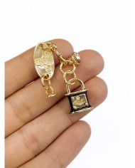 Pirinç Mineli Kapama Kilit Uç - 1 Adet