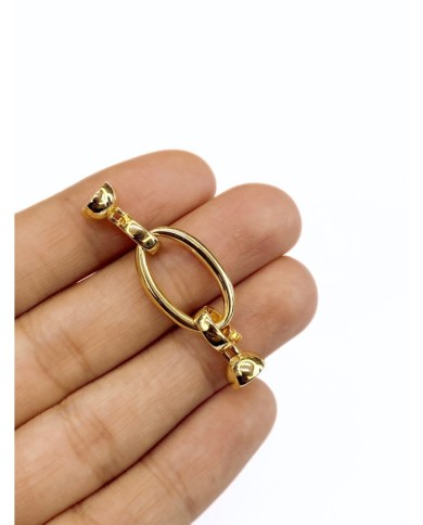 Pirinç Kapamalı Oval Uç - 1 Adet