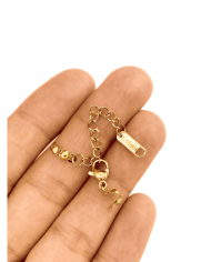 Çelik Uzatmalı Midye Kapama Orjinallik Aparatlı Sarı - 3x6mm