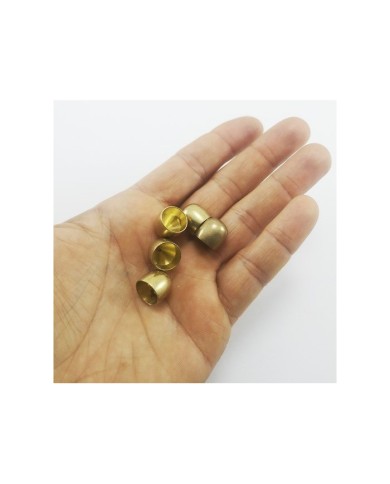 12mm Huni Boncuk Kapak - Boncuk Şapkası - Gold - 10 Adet