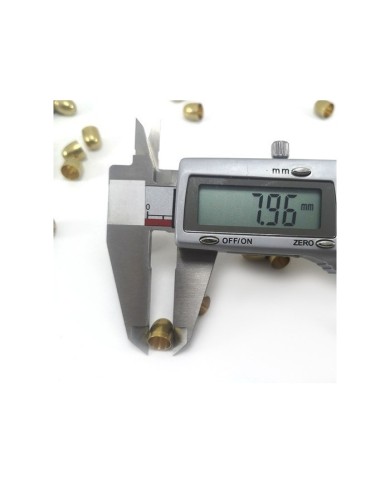 9mm Huni Boncuk Kapak - Boncuk Şapkası - Gold - 10 Adet