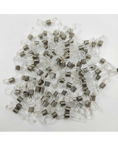 Gözlük Zinciri Aparatı Plastik Şeffaf - 10 Çift